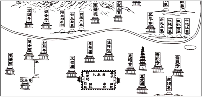 昭陵陵园平面图